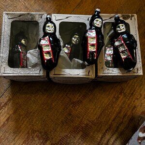 Lot 5 Inge Glas handblown glass Christmas tree ornaments Chimney Sweep